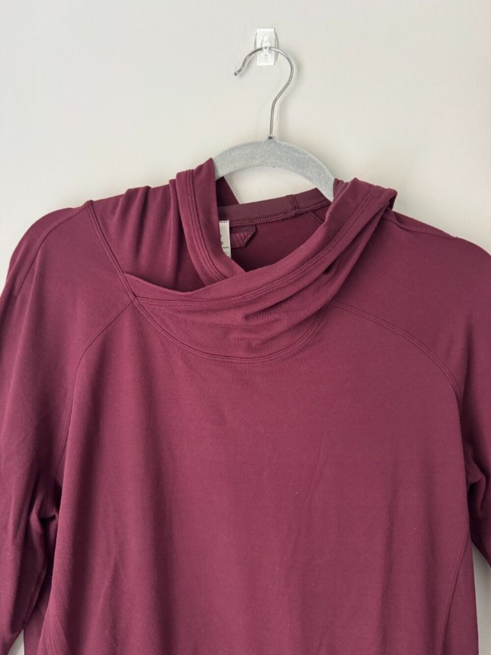 Lululemon Starting Place Hoodie Womens 8 Hooded Pullover Sweatshirt Cowl Neck Ma - Picture 4 of 9